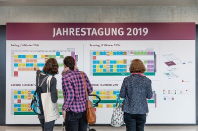 Programmübersicht der Jahrestagung 2019